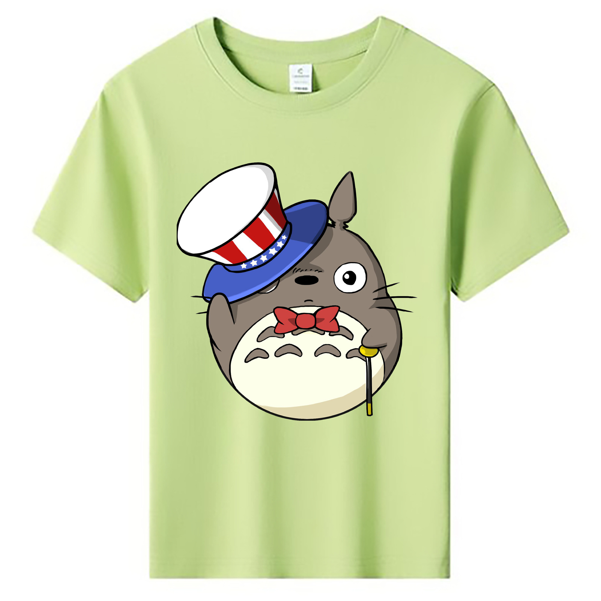 （画像用） となりのトトロ 草壁メイ 草壁サツキ My Neighbor Totoro Satsuki Kusakabe Mei Kusakabe 綿100％キッズTシャツ（フロントプリント）
